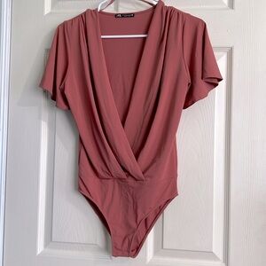 Zara Terracotta Body Suit